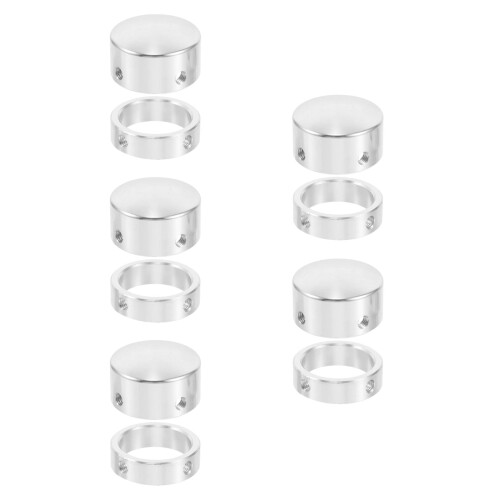 10St Aluminium Legering Handvat Einde Covers Voor Krachttraining 2