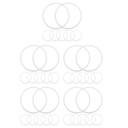 100St Witte Catcher Ringen Voor Dromenvanger Knutselprojecten 1