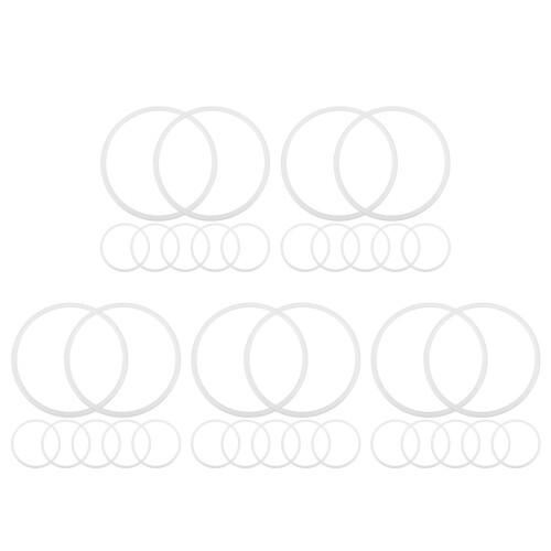 100St Witte Catcher Ringen Voor Dromenvanger Knutselprojecten 2