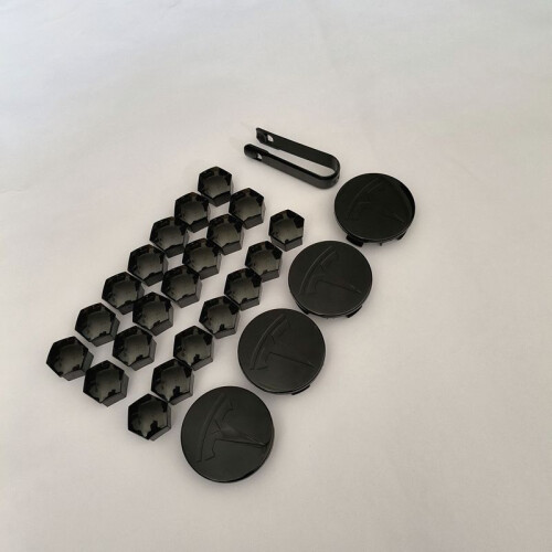 (25Gloss Black, Ηπειρωτική Κίνα) 4PCS 25PCS 29PCS 56MM 57MM Για Tesla Model3 ModelY Ματ Μαύρο Άρκευθο