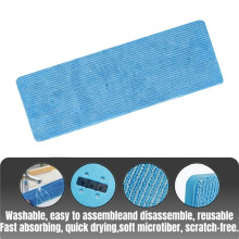 1pc Microfiber Mop Pads +1pc Water Tank Cleaning Brushes for  OneUp 5000/3000 Series Electric Mop Replacement