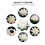 2Sets Wit Keramisch Lotus Wierookbrander Elegant Aroma Decor 4