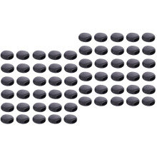 1000St Verstelbare Zwarte Masker Buckle Anti-Slip Knop Voor Sport