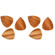 6St Gitaarplectrums Lichtbruin Voor Gitaar Ukulele Duurzaam