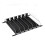 Black Multipurpose Drink Organiser 6 Row 7