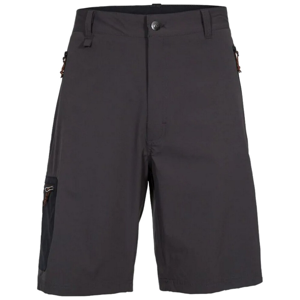 Trespass (S, Peat) Mens Runnel Cargo Shorts