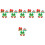 18St Kerst Haarlinten Elastische Strik Haaraccessoires Kleurmix 3