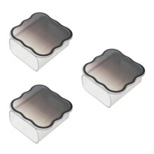 3St Tpu Ladercase Zwart Met Bescherming En Golfvorm Voor Smartwatch
