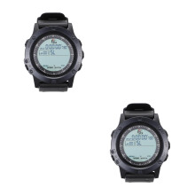 2St Zwart Sporthorloge Met Stopwatch En Aftelklok Voor Scheidsrechter