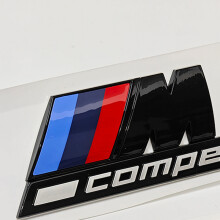 (Γυαλιστερό μαύρο, M8 COMPETITION 10cm) Ασημί Γκρι Μαύρο Έμβλημα M1 M2 M3 M4 M5 M6 M7 M8 COMPETITION