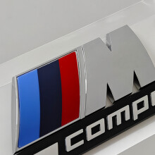 (Γυαλιστερό ασημί, M5 COMPETITION 10cm) Ασημί Γκρι Μαύρο M1 M2 M3 M4 M5 M6 M7 M8 COMPETITION Έμβλημα