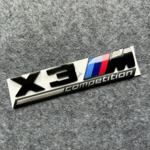 (X3 competition) 3D ABS Car Letters Badge Sport Stickers Car Rear Bag Emblem Για BMW X1 X2 X3
