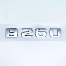 (Ασημί B260) Τρισδιάστατα γράμματα B180 B200 B220 B250 B260 B200d 4Matic ABS έμβλημα για αυτοκίνητο