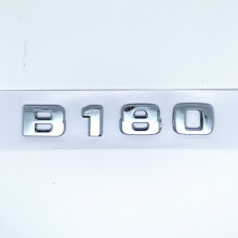 (Ασημί B180) Τρισδιάστατα γράμματα B180 B200 B220 B250 B260 B200d 4Matic ABS έμβλημα για αυτοκίνητο