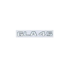 (GLA45 ασημί) AMG GLA35/GLA45/GLA45S Turbo 4MATIC+ μαύρο/ασημί γράμματα έμβλημα - για Mercedes X156