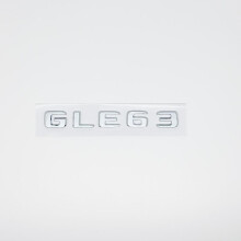 (GLE63 ασημί) Έμβλημα Mercedes-AMG GLE W166/W167 - Έμβλημα V8 Biturbo 4MATIC+ - Κατάλληλο για GLE43/GLE53/GLE63/GLE63S