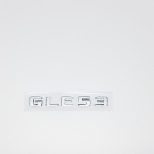 (GLE53 ασημί) Έμβλημα Mercedes-AMG GLE W166/W167 - Έμβλημα V8 Biturbo 4MATIC+ - Κατάλληλο για GLE43/GLE53/GLE63/GLE63S