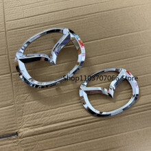 (Zilver 2 stuks, MX-5 ND) Auto grillekap of achterklep embleem voor MAZDA3 45678 CX-3 CX-4 CX-5