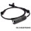 2X Front ABS Wheel Speed Sensor For- 1 3 Series E88 E90 E91 E92 05-14 34526762465 7