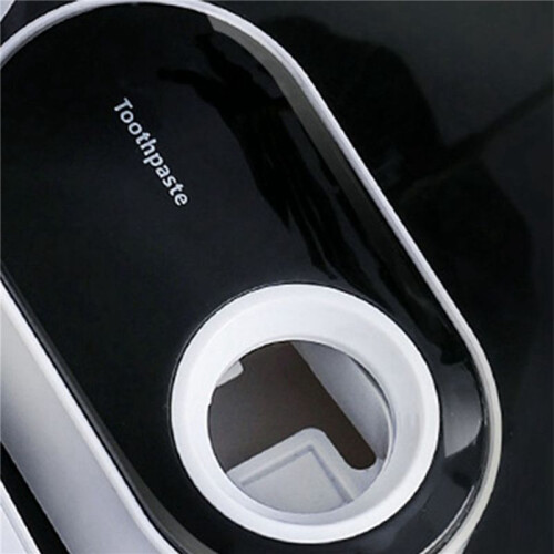 2X Automatic Toothpaste Squeezer Set, Electric Ultraviolet Disinfection Toothbrush, Wall-Mounted Non-Punch White 2
