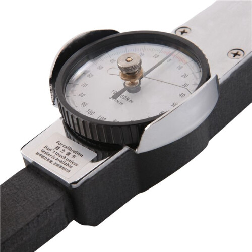 2X 0-100N.M Professional Torque Meter Dial Indicator Two-Way Hand Tool Digital Torque Wrench 2