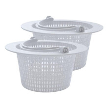 (2 piezas) Cestas para skimmer para piscinas enterradas 2 piezas Colador para skimmer de piscina Cesta