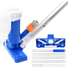 (K-1060A EU) Kit de limpieza de piscinas con aspiradora de chorro de 4 secciones para piscinas y spas