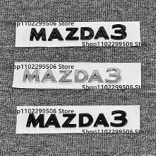 (MAZDA 3 νέο, ασημί) ABS ασημί μαύρα εξωτερικά αξεσουάρ άνθρακα για Mazda 3 6 CX5 CX7 CX30 CX50