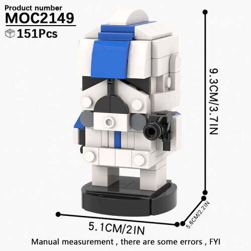 (MOC2149)MOOXI MOC Space War Brickheadz Interstellar Sci-Fi Robot Συμβατές Φιγούρες Δόμησης