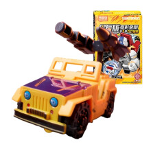 (Όχημα απάτης) Δομικά τουβλάκια DEFENDER VERSION 3 Grimlock Soundwave Assembled Model Movable Toy Ornament