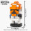 (MOC2150)MOOXI MOC Space War Brickheadz Interstellar Sci-Fi Robot Συμβατές Φιγούρες Δόμησης 1