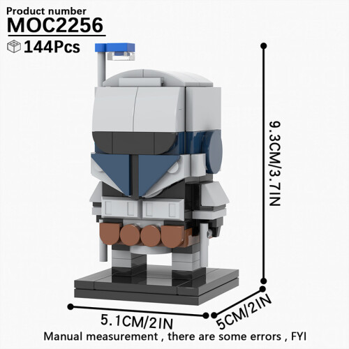 (MOC2256)MOOXI MOC Space War Brickheadz Interstellar Sci-Fi Robot Συμβατές Φιγούρες Δόμησης