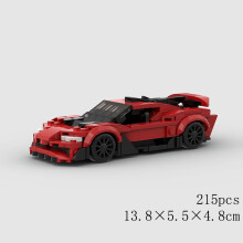 (10570 χωρίς κουτί)MOC Speed Car Racing SUV Pickup GT500 G63 R8 RX7 Μοντέλο οχήματος Building Block