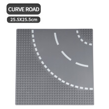 (Δάπεδο δρόμου-4) 1 τεμάχιο City Road Street Base Plate 32*32 Building Building Road Figures Construction