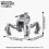 (MOC2107)MOOXI Το πιο πλήρες Space Wars Droid Spider Bot Sentry Ενηλίκων Building Block Set MOC Brick 1