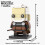 (MOC2257)MOOXI MOC Space War Brickheadz Interstellar Sci-Fi Robot Συμβατές Φιγούρες Δόμησης 1