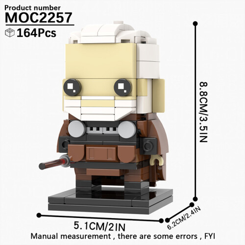 (MOC2257)MOOXI MOC Space War Brickheadz Interstellar Sci-Fi Robot Συμβατές Φιγούρες Δόμησης