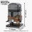 (MOC2234)MOOXI MOC Space War Brickheadz Interstellar Sci-Fi Robot Συμβατές Φιγούρες Δόμησης 1