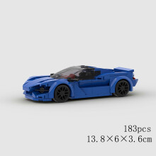 (10595 χωρίς κουτί)MOC Speed Car Racing SUV Pickup GT500 G63 R8 RX7 Μοντέλο οχήματος Building Block