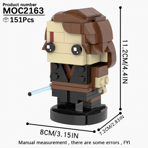 (MOC2163)MOOXI MOC Space War Brickheadz Interstellar Sci-Fi Robot Συμβατές Φιγούρες Δόμησης