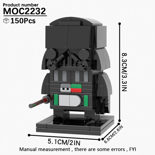 (MOC2232)MOOXI MOC Space War Brickheadz Interstellar Sci-Fi Robot Συμβατές Φιγούρες Δόμησης