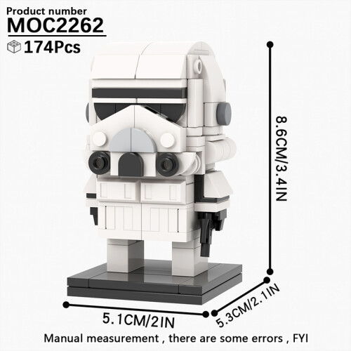 (MOC2262)MOOXI MOC Space War Brickheadz Interstellar Sci-Fi Robot Συμβατές Φιγούρες Δόμησης