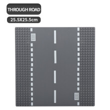 (Δάπεδο δρόμου-3) 1 τεμάχιο City Road Street Base Plate 32*32 Building Building Road Figures Construction