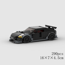 (10577 χωρίς κουτί)MOC Speed Car Racing SUV Pickup GT500 G63 R8 RX7 Μοντέλο οχήματος Building Block