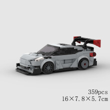 (10576 χωρίς κουτί)MOC Speed Car Racing SUV Pickup GT500 G63 R8 RX7 Μοντέλο οχήματος Building Block