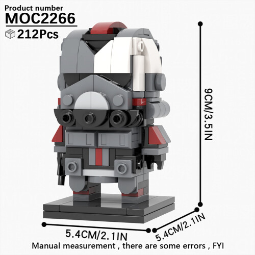 (MOC2266)MOOXI MOC Space War Brickheadz Interstellar Sci-Fi Robot Συμβατές Φιγούρες Δόμησης