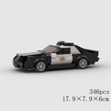 (10587 χωρίς κουτί)MOC Speed Car Racing SUV Pickup GT500 G63 R8 RX7 Μοντέλο οχήματος Building Block