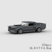 (10600 χωρίς κουτί)MOC Speed Car Racing SUV Pickup GT500 G63 R8 RX7 Μοντέλο οχήματος Building Block