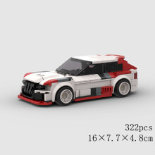 (10552 χωρίς κουτί)MOC Speed Car Racing SUV Pickup GT500 G63 R8 RX7 Μοντέλο οχήματος Building Block