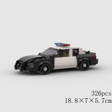 (10579 χωρίς κουτί)MOC Speed Car Racing SUV Pickup GT500 G63 R8 RX7 Μοντέλο οχήματος Building Block